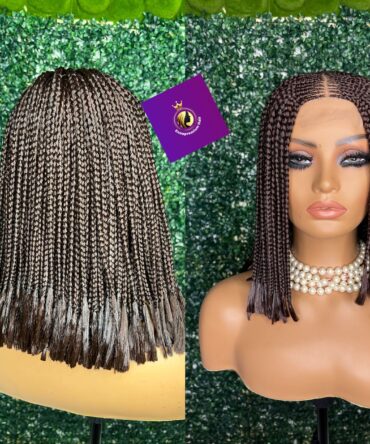 closure braids wig