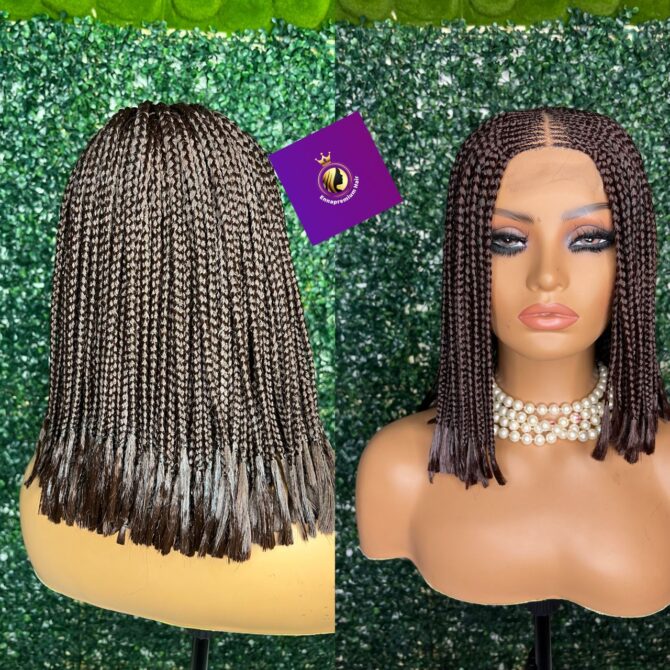 closure braids wig