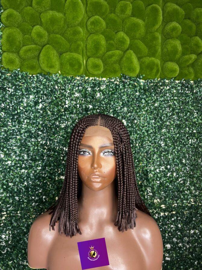 closure braids wig