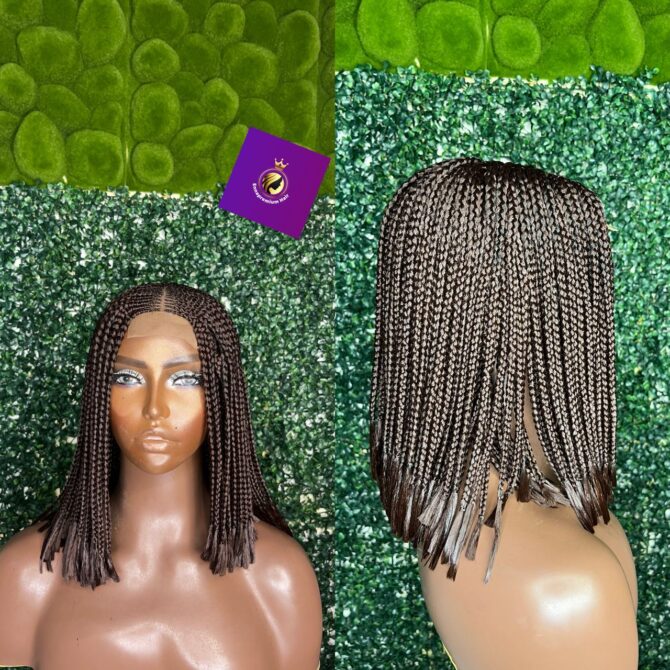 closure braids wig