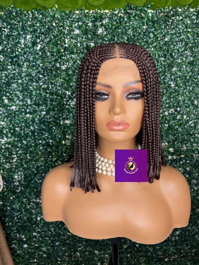 closure braids wig