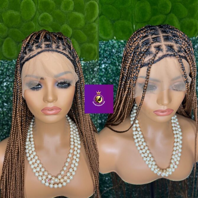 knotless box braided wigs,full lace braids ,braids wig,lace wigs