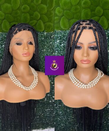 spaced box braids, spaced out knotless braids ,long spaced out box braids ,braided wig