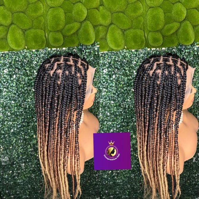 OMBRE BOX BRAIDS