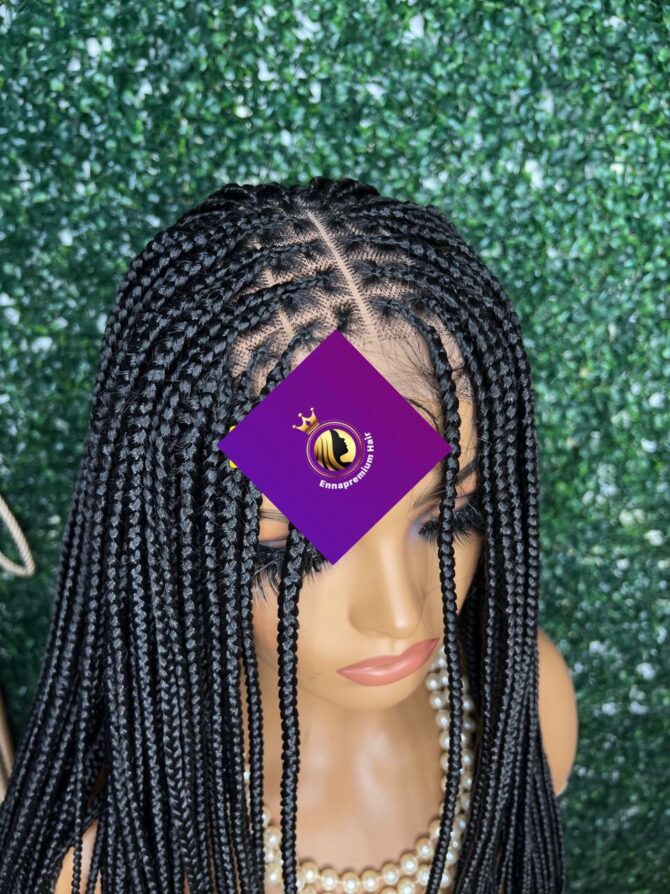 closure braids wig