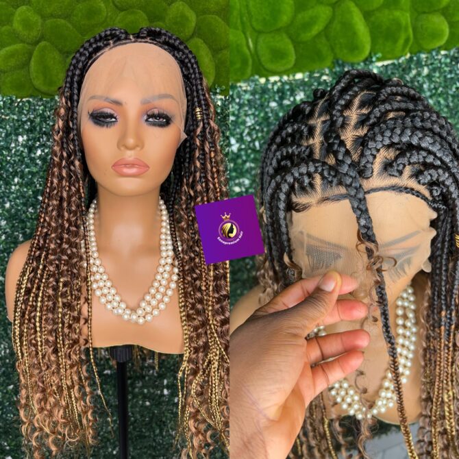 full lace box braids