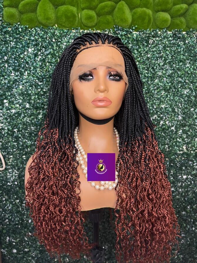 curl braids wig