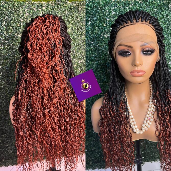 curl braids wig